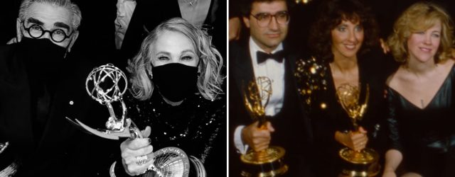 Just a Reminder That Eugene Levy and Catherine O'Hara Won Their First Emmys Together in 1982