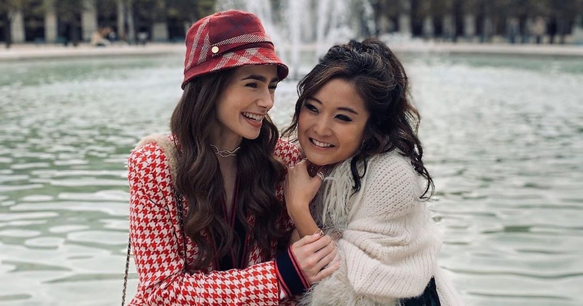 Lily Collins and Ashley Park Make One Seriously Stylish Pair of Friends