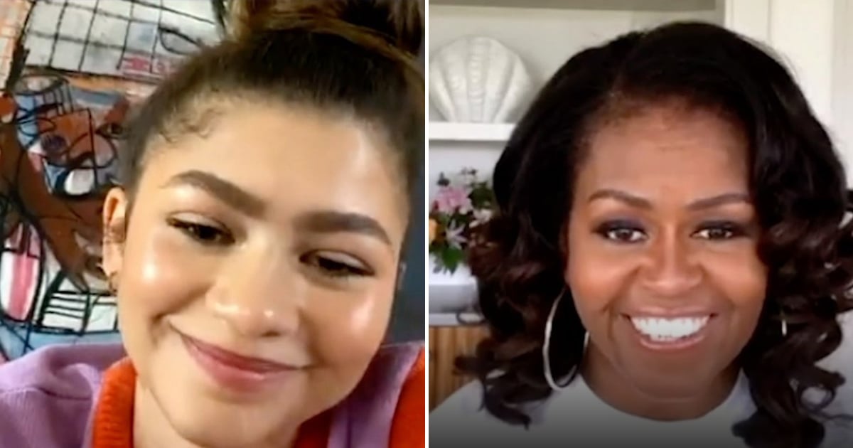 Michelle Obama Tells Zendaya She's Proud of Her as They Encourage Everyone to Vote