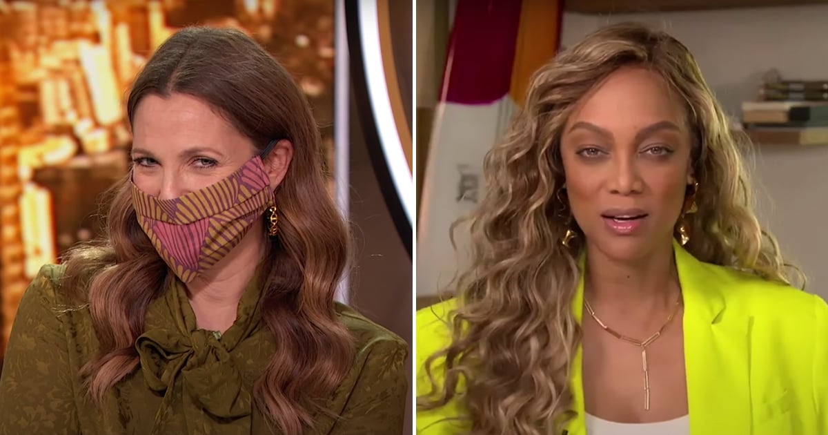 Tyra Banks Teaches Drew Barrymore the Importance of Smizing in the Age of Face Masks