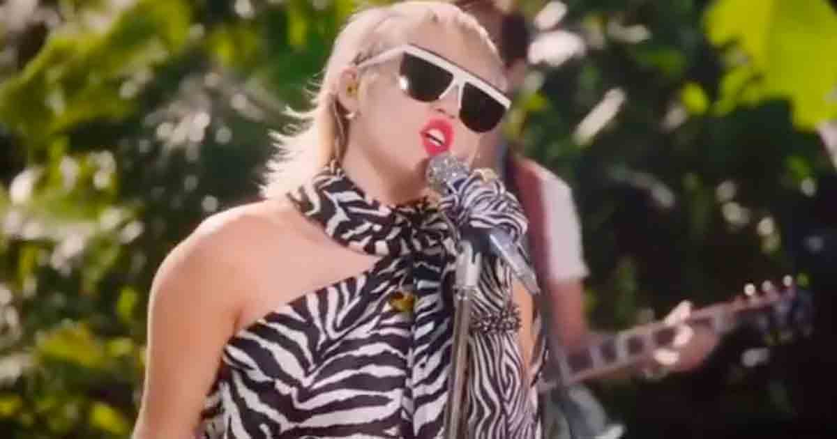 Miley Cyrus's Britney Spears Cover From Her Backyard Sessions Has Us Saying, "Gimme More"