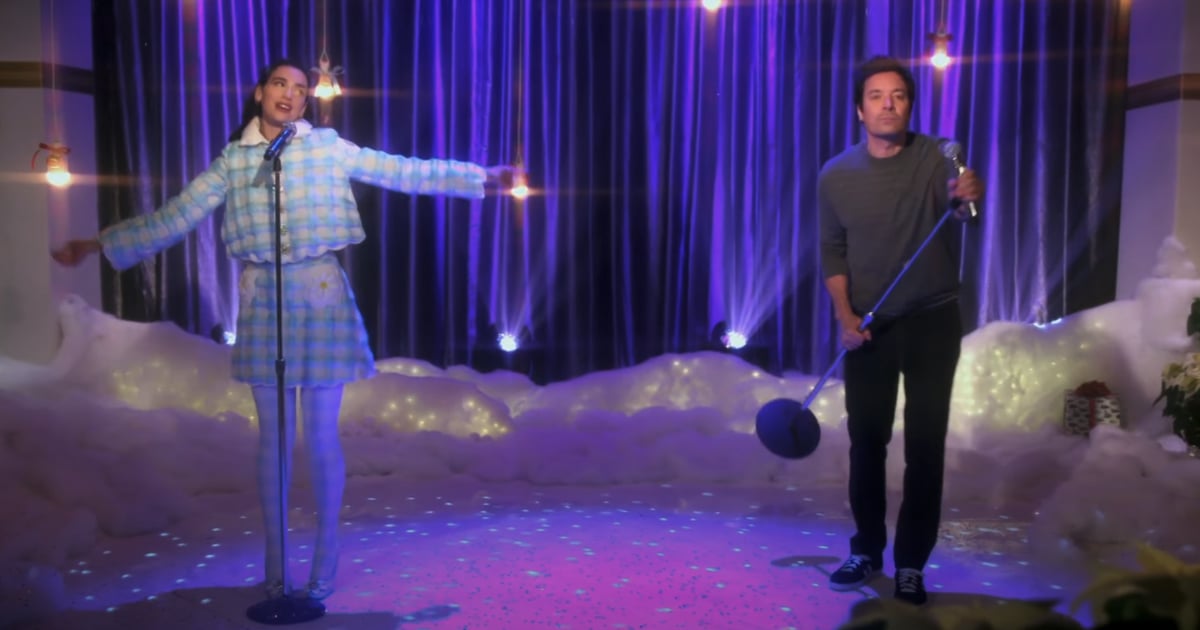 Dua Lipa and Jimmy Fallon Sang Love Actually's "Christmas Is All Around," and, Uh, It's Really Good