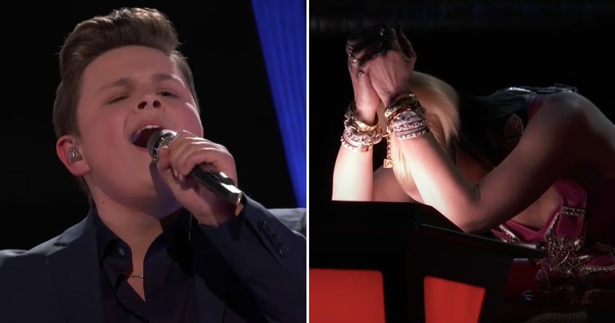 The Voice: Gwen Stefani Breaks Down Over Carter Rubin's "Rainbow Connection"
