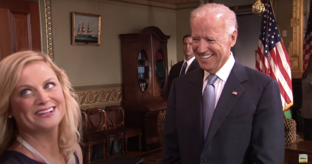Leslie Knope Meeting Joe Biden on Parks and Rec Is How We're Feeling This Week