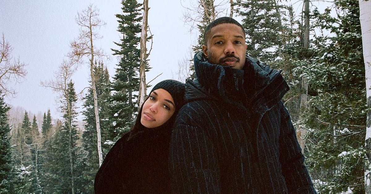 Michael B. Jordan and Lori Harvey Are a Beautiful Sight in This Winter Wonderland