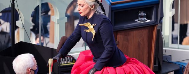 Twitter Couldn't Handle Lady Gaga and Mike Pence's Awkward Inauguration Day Moment