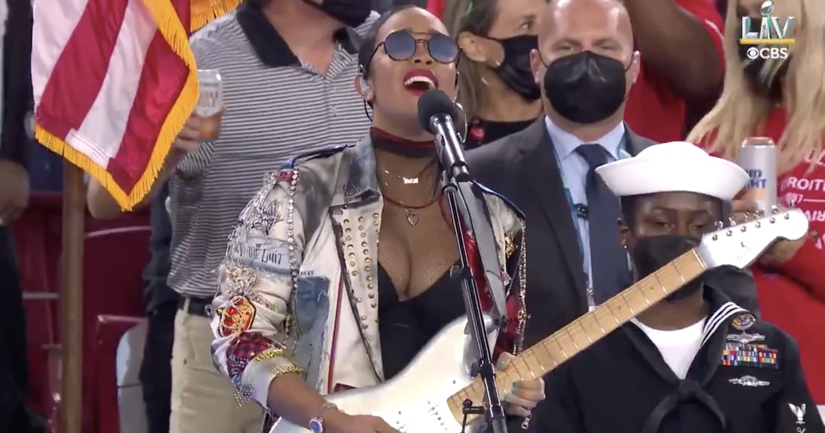 H.E.R. Just Made "America the Beautiful" All Her Own at the Super Bowl