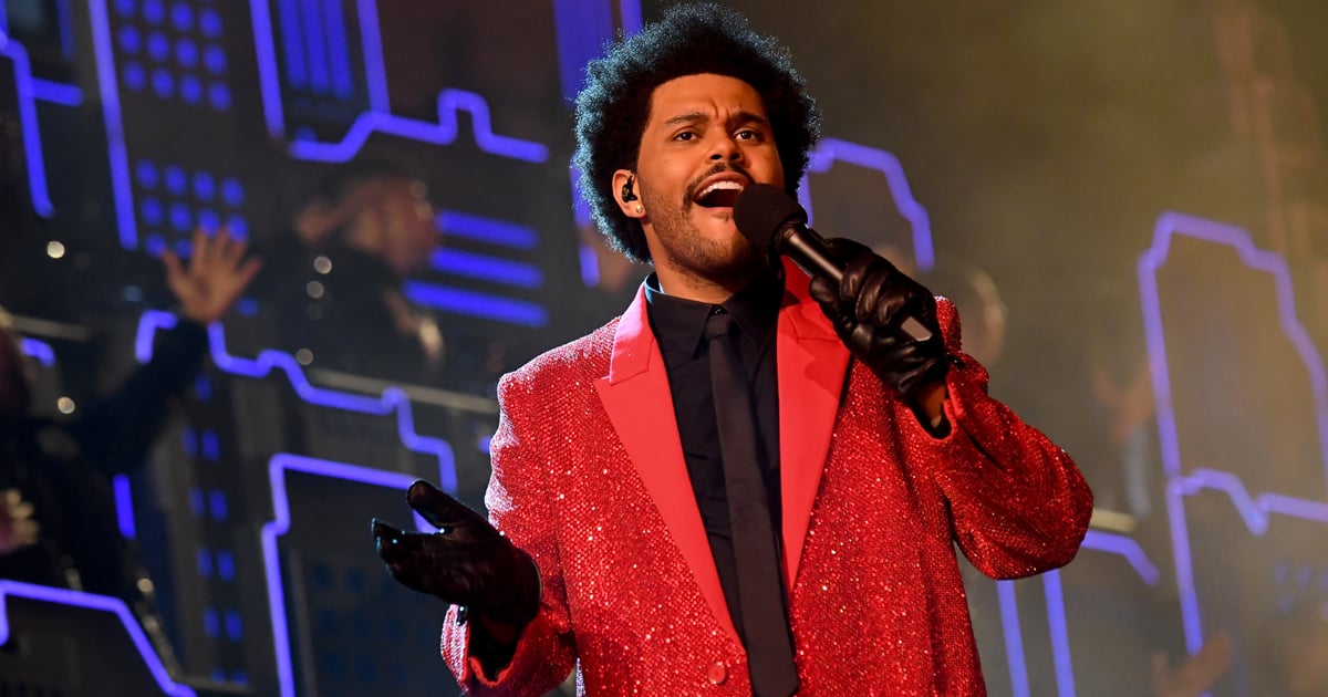 We Want to Plaster These Photos of The Weeknd's Super Bowl Performance on Our Walls