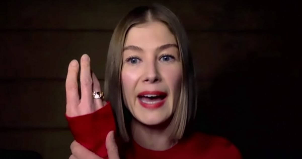 Rosamund Pike Has Quite the Unusual Spot For "Displaying" Her Many Awards