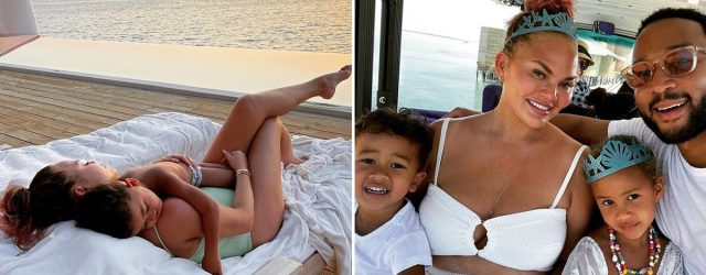 Cue the "Aws!" Chrissy Teigen and John Legend's Family Vacation Pics Are Too Cute