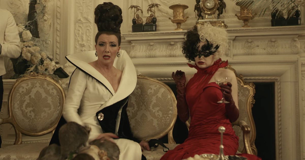 Emma Thompson Had a *Great* Time Playing Her Outrageous, Cucumber-Throwing Character in Cruella