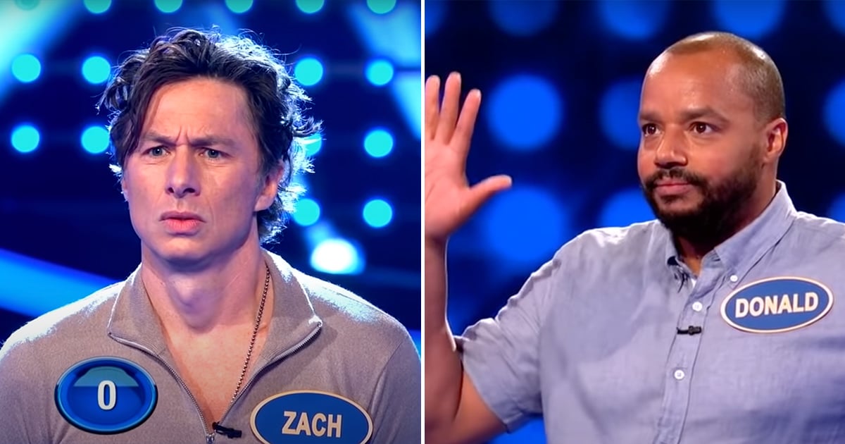 Zach Braff and Donald Faison Just Battled Their Scrubs Nemesis on Celebrity Family Feud